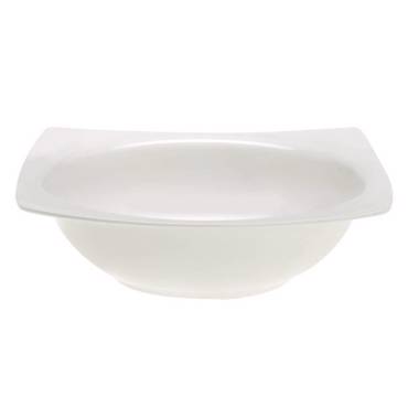 Cryspo Trio Σαλατιέρα Πορσελάνης 24x24εκ 'Quadro Off White' 5530012